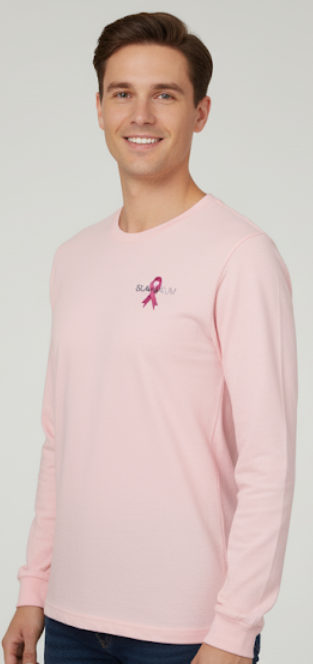 *LIMITED TIME ONLY* Island Bum/Vapor Apparel Breast Cancer Awareness Long Sleeve T-shirt