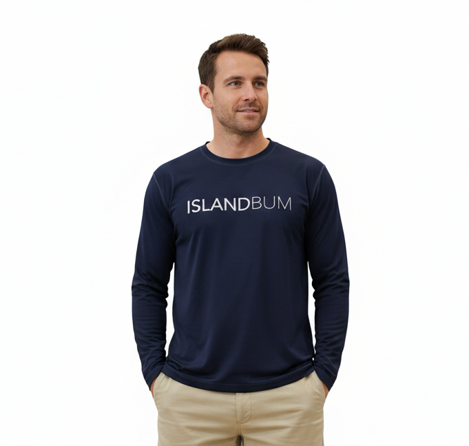 UPF 50 Performance Signature L/S Shirt - Navy Blue
