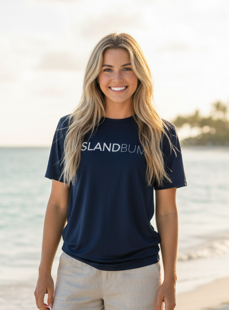 UPF 50 Performance Signature Short Sleeve Shirt - Navy Blue