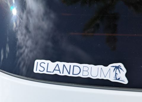 Island Bum Vinyl Decal