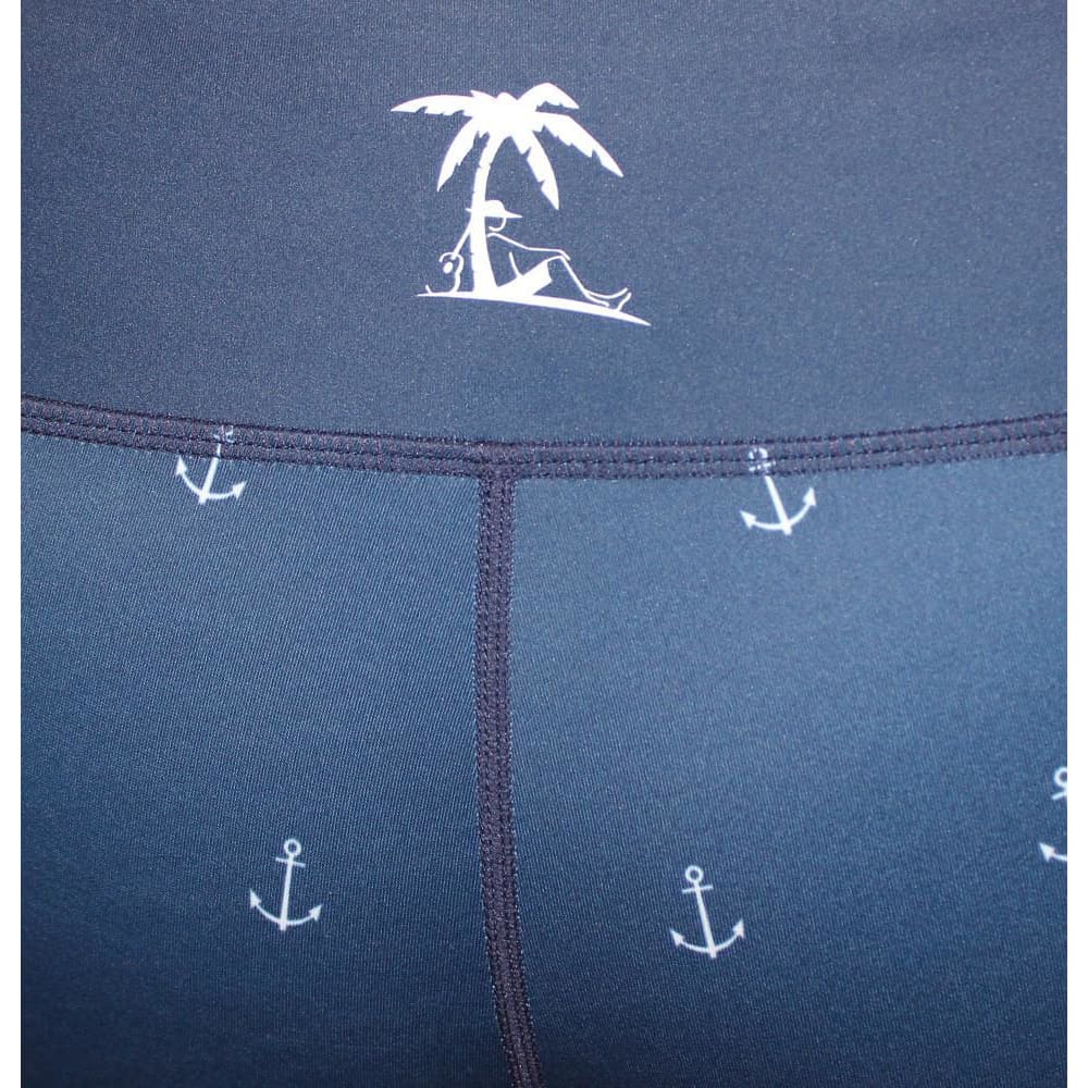 Island Bum Anchor Performance Leggings UPF50