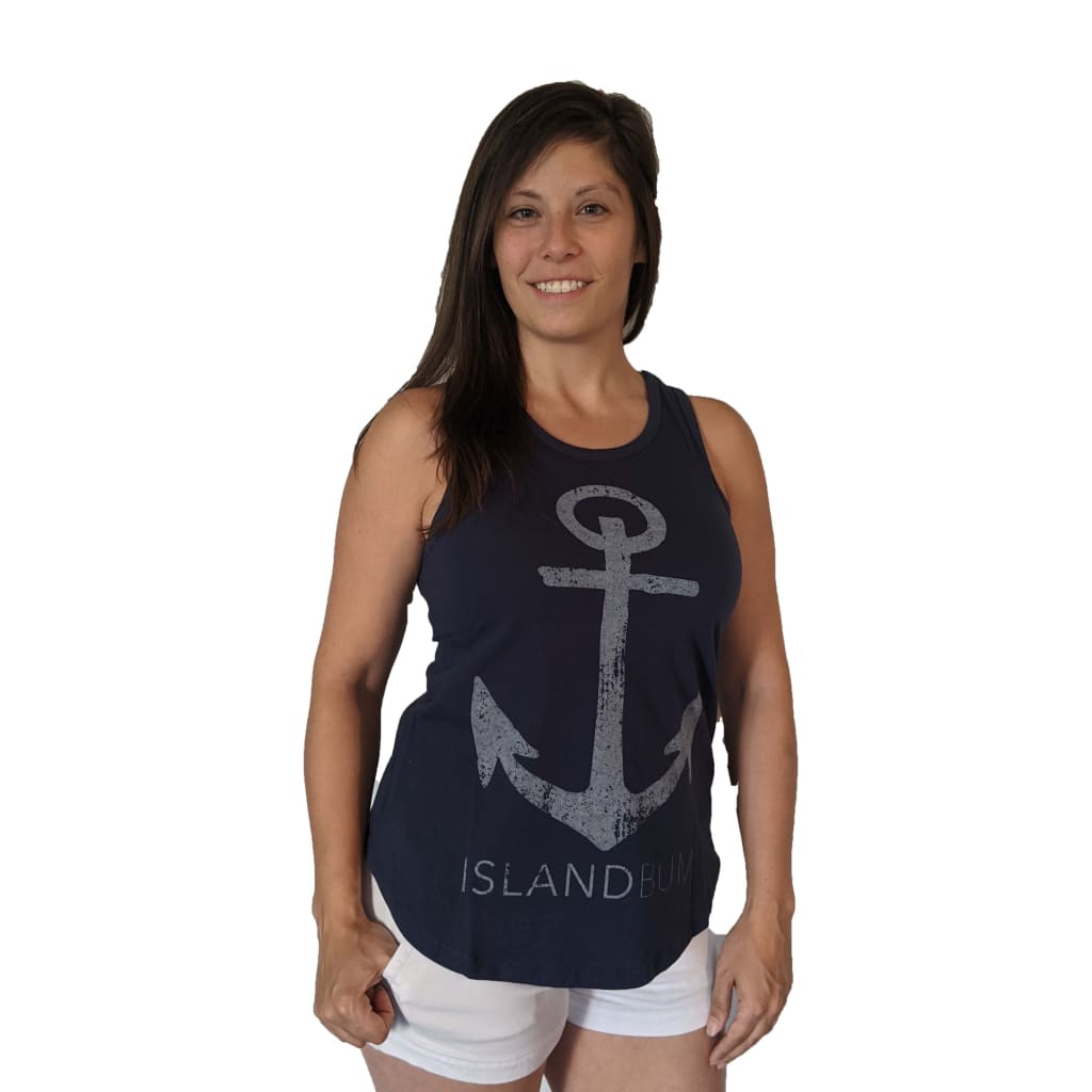 Anchor Tank Top - Classic Blue - Apparel