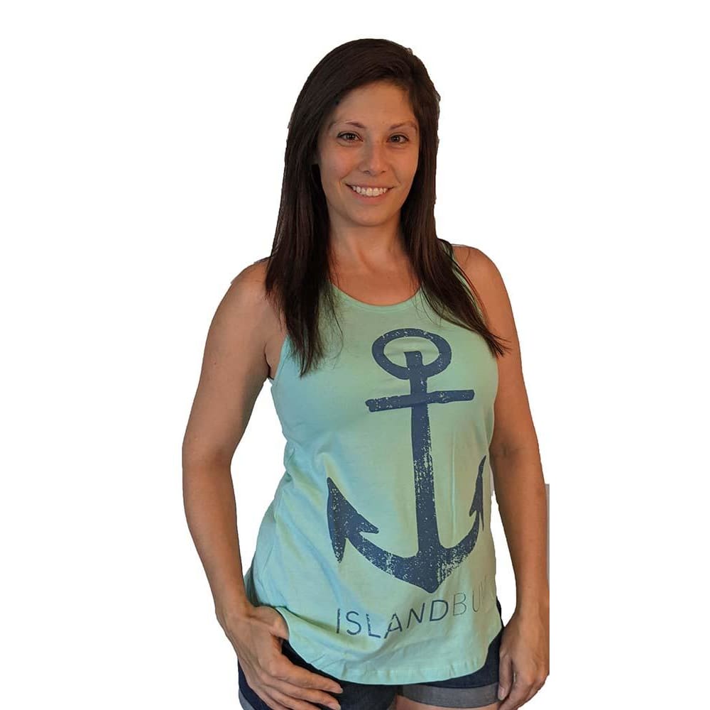 Anchor Tank Top - Seafoam - Apparel