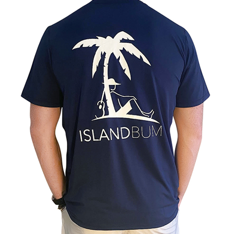UPF 50 Performance Signature Short Sleeve Shirt - Navy Blue