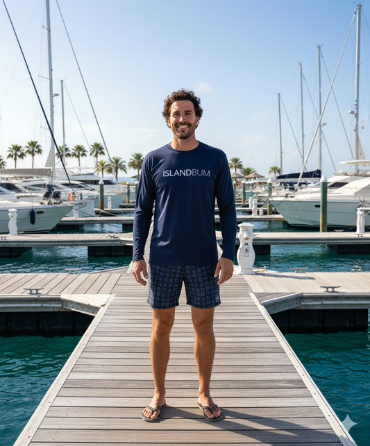 UPF 50 Performance Signature L/S Shirt - Navy Blue
