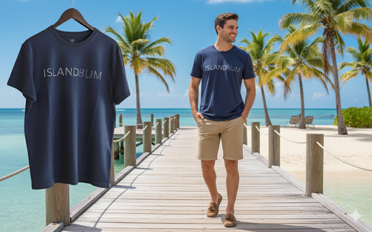 Men IB Signature T-shirt - Classic Blue