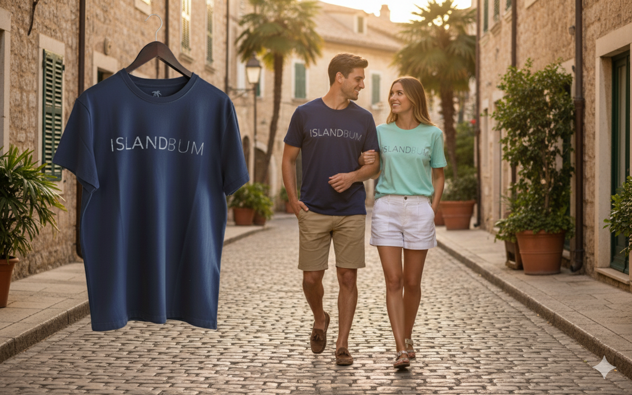 Men IB Signature T-shirt - Classic Blue