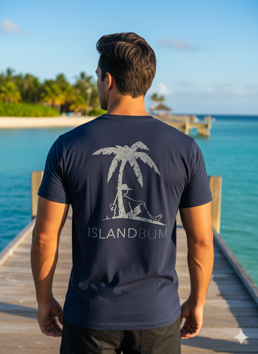 Men IB Signature T-shirt - Classic Blue
