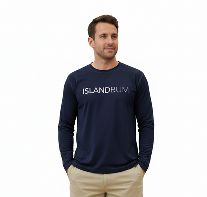 UPF 50 Performance Signature L/S Shirt - Navy Blue