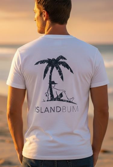 Tiki Joe Chest T-shirt - White