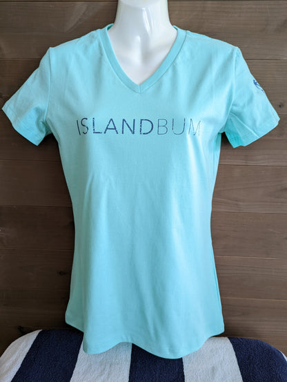 Signature V-Neck Tee - Seafoam Green