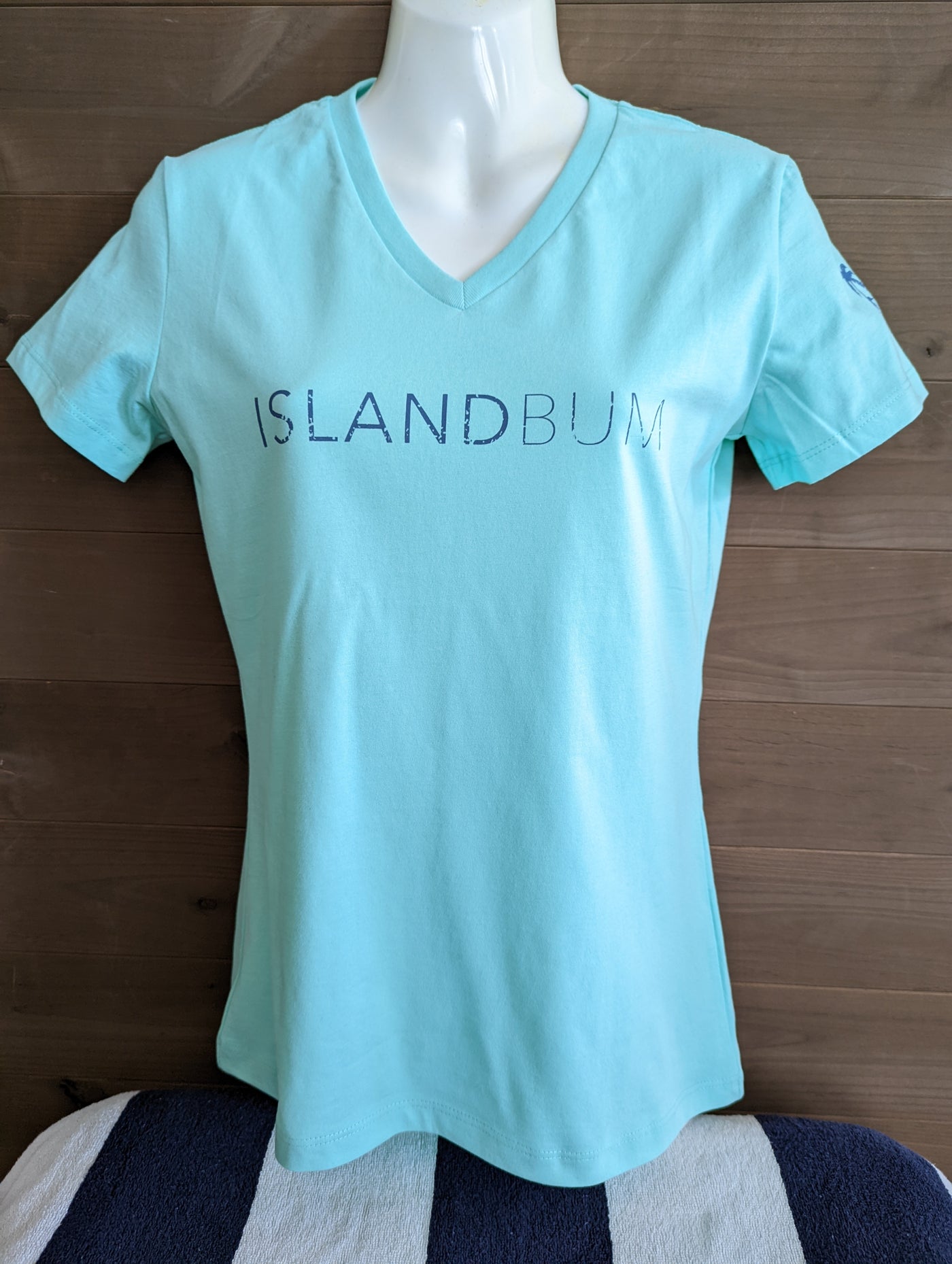NEW - Signature V-Neck Tee - Seafoam Green
