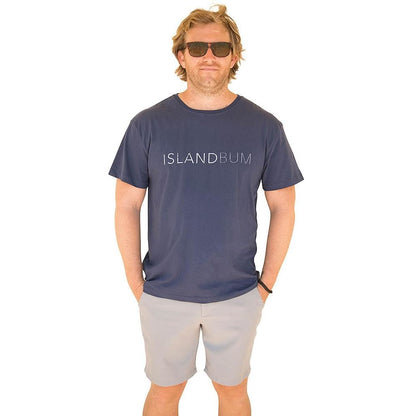 Men Island Bum Signature T-shirt Blue