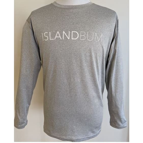 NEW - UPF 50 Performance Signature L/S Shirt - Heather Grey 