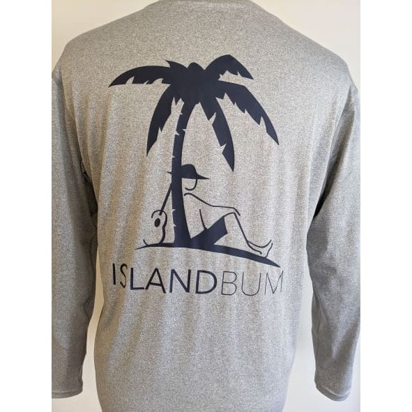 NEW - UPF 50 Performance Signature L/S Shirt - Heather Grey 
