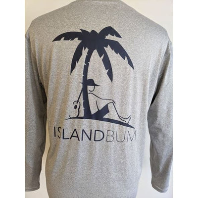 NEW - UPF 50 Performance Signature L/S Shirt - Heather Grey 